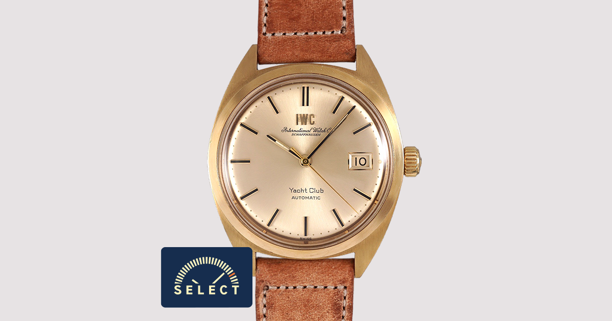 SELECT INC. [IWC Yacht Club ヨットクラブ R811AD YG 18金無垢ケース 自動巻 美品]