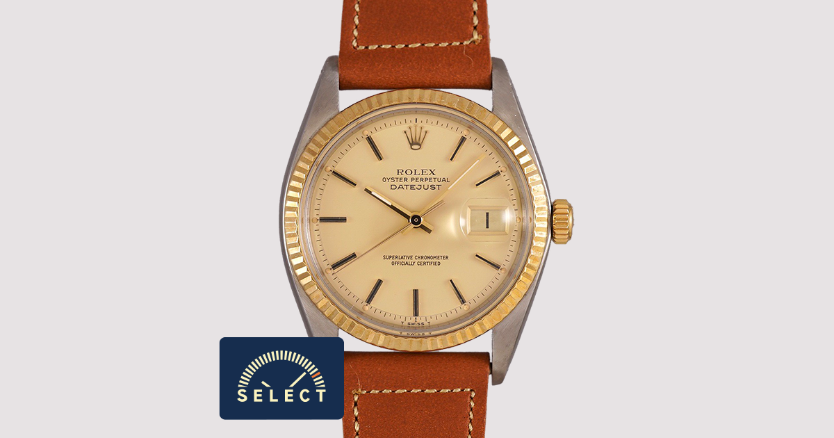 SELECT INC. [ROLEX DATEJUST Ref.1601 保証書付 コンビモデル