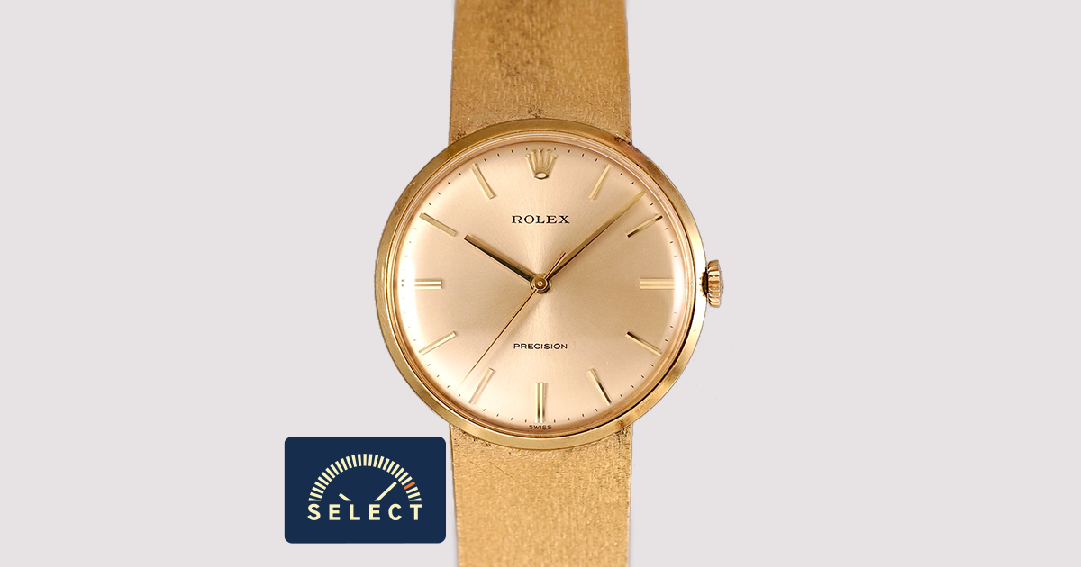 SELECT INC. [ROLEX Precision K18YG プレシジョン 美品 手巻き ドレス 