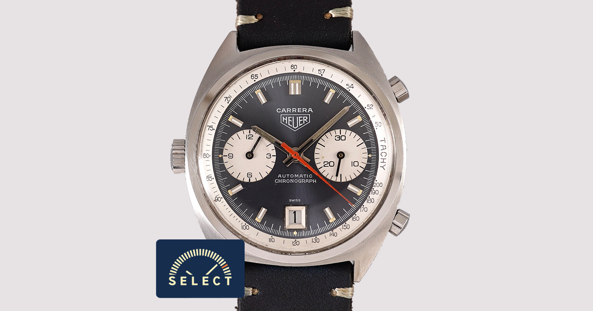 SELECT INC. [HEUER CARRERA ホイヤーカレラ 1153 オリジナル文字盤 Cal.11]