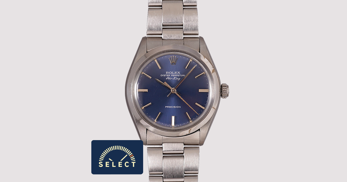 SELECT INC. [ROLEX エアキング Air - King オリジナル.ブルー