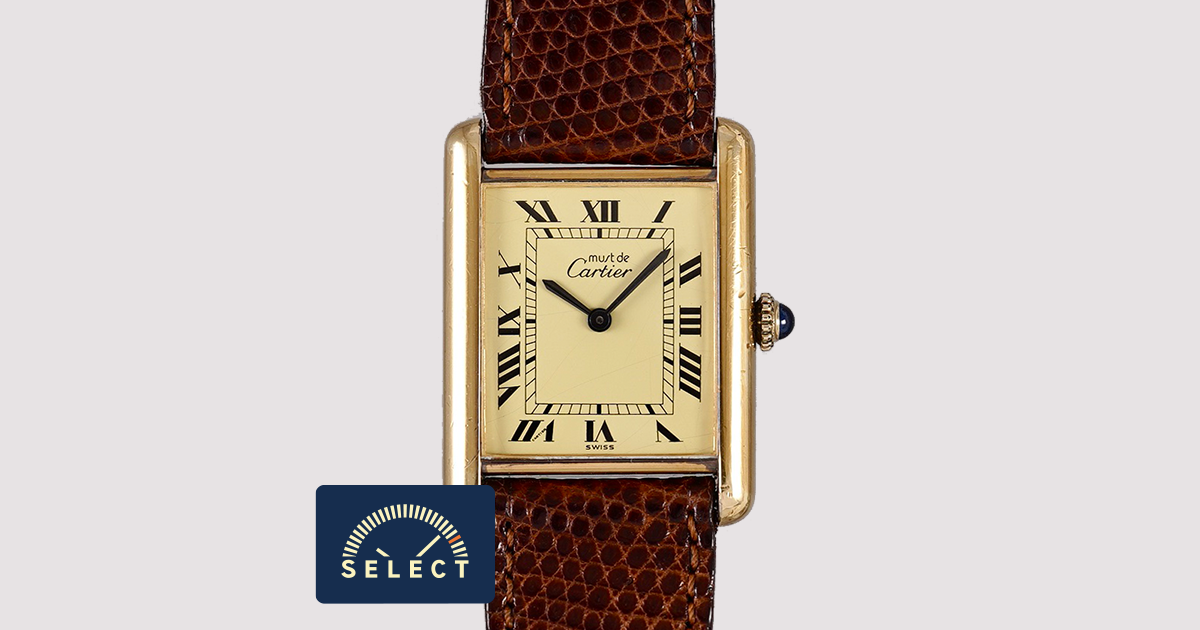 SELECT INC. [CARTIER マストタンク LM 手巻き アイボリーローマン 