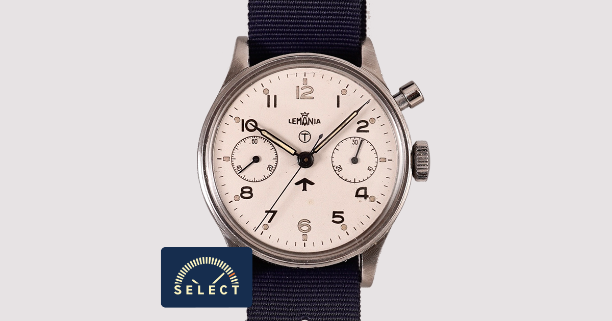 SELECT INC. [LEMANIA イギリス海軍 シリーズ1 クロノグラフ H.S MoDダイヤル 1940年代製]