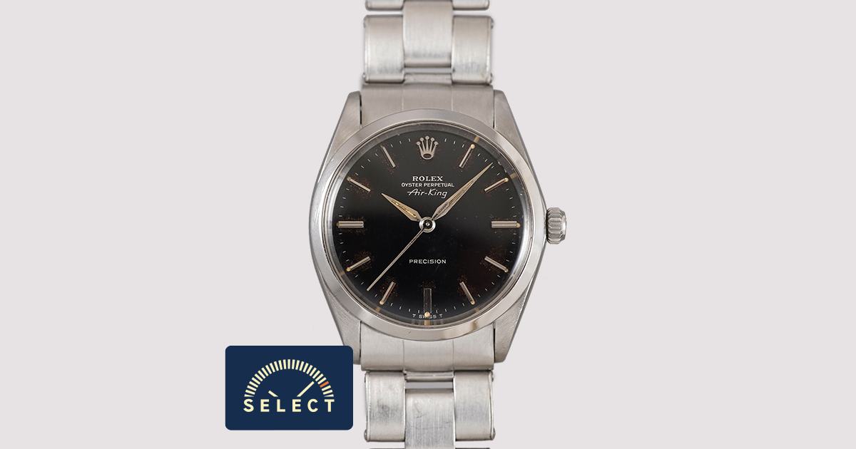 SELECT INC. [ROLEX エアキング Air - King オリジナル.ブラックミラー
