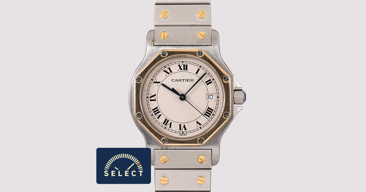 SELECT INC. [CARTIER サントス オクタゴン LMサイズ クォーツ SS x YG