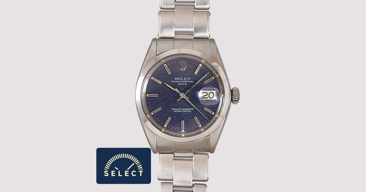 SELECT INC. [ROLEX PERPETUAL DATE Ref.1500 ミストブルーダイヤル