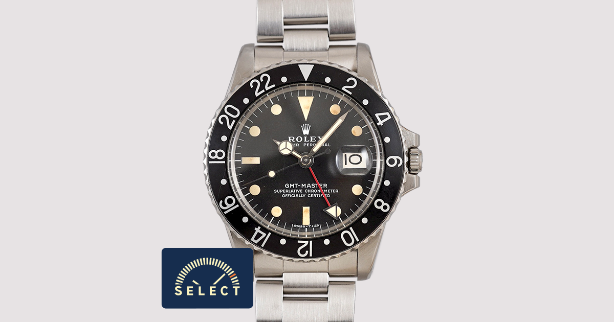 SELECT INC. [ROLEX GMTマスター Ref.1675 マーク2 文字盤 ブラック