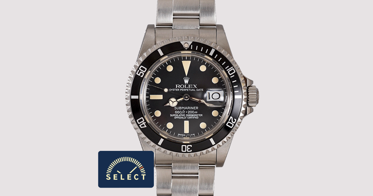 SELECT INC. [ROLEX サブマリーナ デイト Ref.1680 白サブ 1970年代製