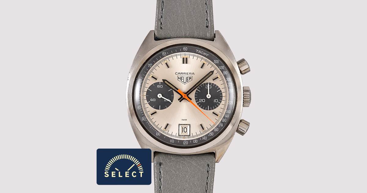 SELECT INC. [HEUER カレラ CARRERA Ref.73453 シルバーxブラック