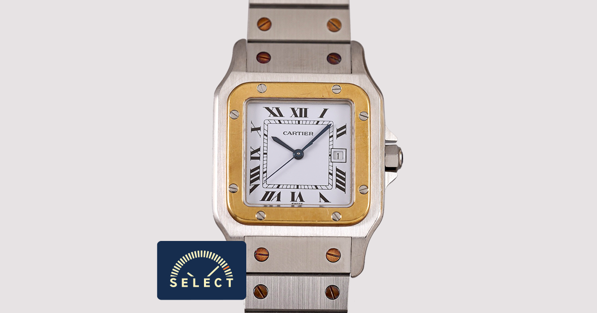 SELECT INC. [CARTIER サントス.カレ LMサイズ YGx SS Ref.2961