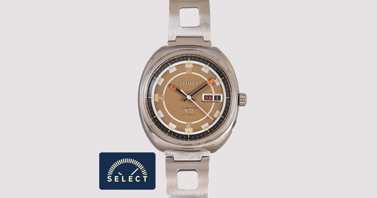 SELECT INC. [CITIZEN カスタムV2 ブラウンダイヤル 回転インナー