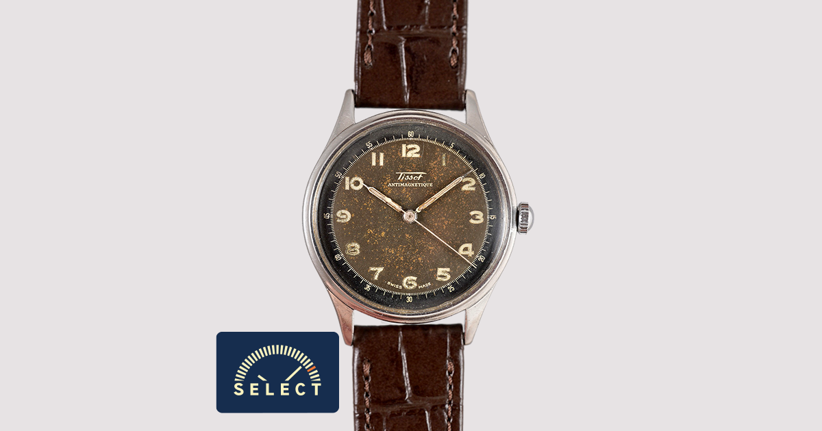 SELECT INC. [TISSOT ブラックダイヤル ブラウンチェンジ ラウンド