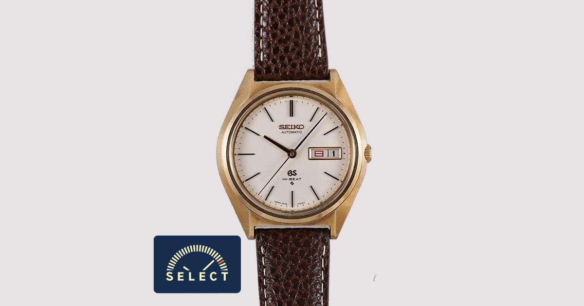 SELECT INC. [SEIKO 56GS 希少CAP GOLD 5646-7010 オフホワイト文字盤